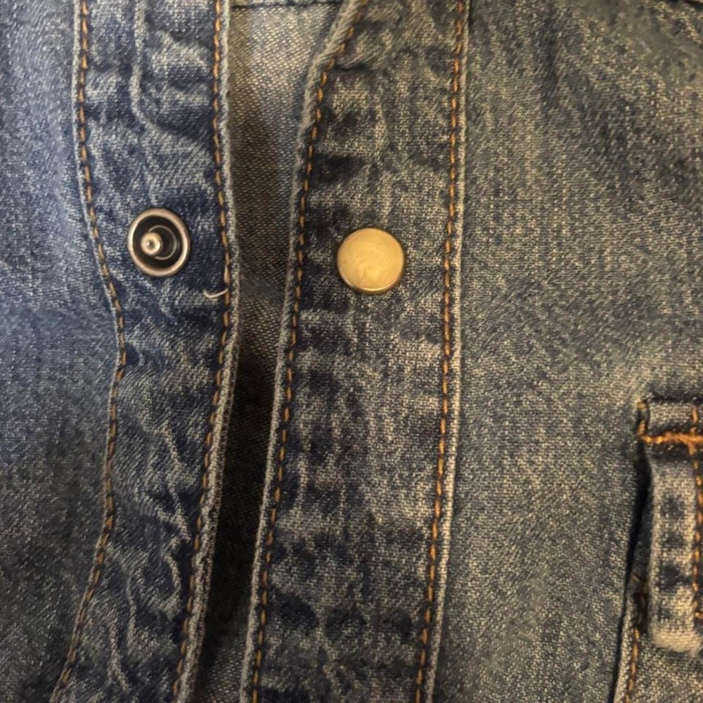 Lucky brand denim button snap shirt - Picture 3 of 6